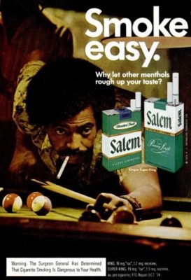 Salem Cigarettes ('Jet' magazine, Feb. 20, 1975)