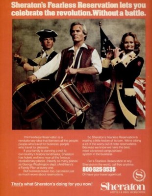 Sheraton Hotels 'Revolution.' ('New York' magazine, May 24, 1976)