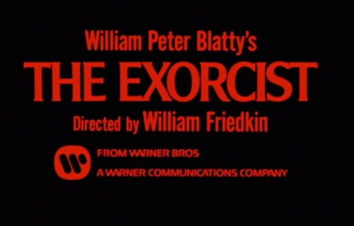 'The Exorcist' trailer title, 1973