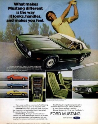 Ford Mustang 'Golfer.' ('LIFE' magazine, Nov.10, 1972)