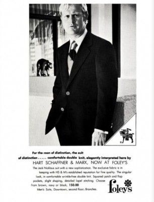 The Jack Nicklaus Suit. ('Texas Monthly' magazine, Feb.1973)