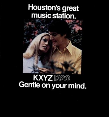 Houston Radio KXYZ. ('Texas Monthly' magazine, Feb. 1973)