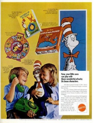 Mattel - Dr. Seuss Toys. ('LIFE' magazine, Nov.13, 1970)