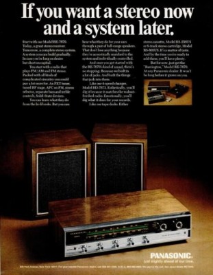 Panasonic Stereo. ('LIFE' magazine, Nov. 13.1970)
