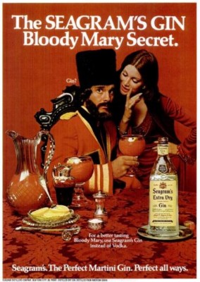 Seagram's Bloody Mary Secret. ('New York' magazine, Dec. 29, 1975)
