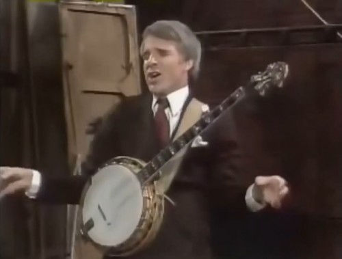 "Ramble out to The Muppet Show...oh, yeah..." (Steve Martin, 'Ramblin' Guy,' 1977)