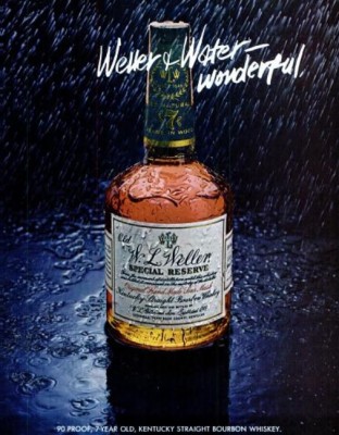 Weller Bourbon. ('Texas Monthly' magazine, Jan. 1975)