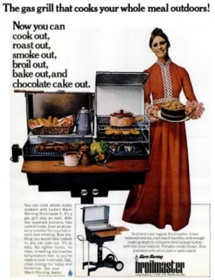 Broilmaster Grill. ('LIFE' magazine, Apr. 21, 1972)