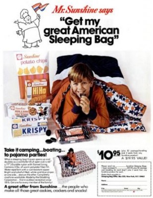Sunshine Sleeping Bag. ('LIFE' magazine, Apr. 21, 1972)