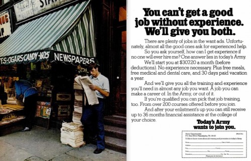 US Army 'Newspaper Stand.' ('Popular Science' magazine, Apr. 1973)