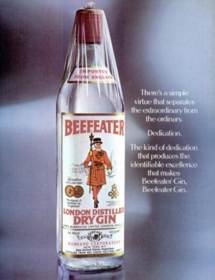 Beefeater Gin 'Dedication.' ('New York' magazine, May 24, 1976)