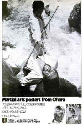 Martial Arts Posters. ('Black Belt' magazine, May, 1975)