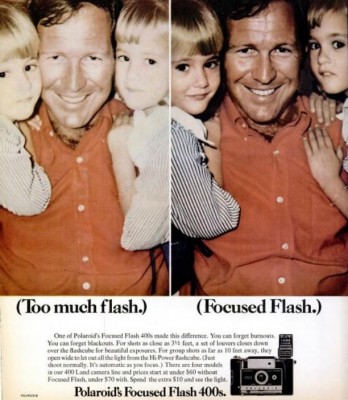 Polaroid’s Focused Flash. ('LIFE' magazine, Apr. 28, 1972)