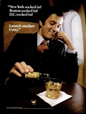 Cutty Sark 'Socked In.' ('New York' magazine, June 10, 1974)