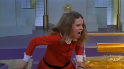 Julie Dawn Cole as Veruca Salt in 'Willy Wonka & The Chocolate Factory,' 1971.
