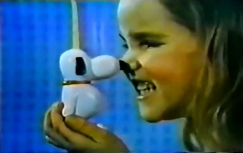 "Happiness is a battery-operated Snoopy toothbrush by Kenner." (Kenner commercial, 1974)