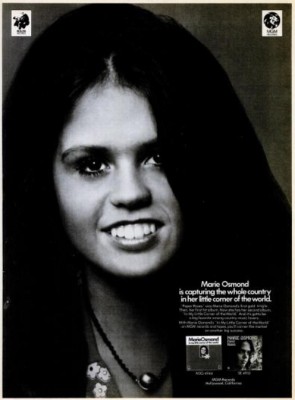 Marie Osmond 'In My Little Corner Of The World.' ('Billboard' magazine, June 22, 1974)