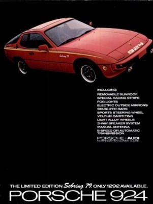Porsche 924 ‘Limited Edition.' ('Orange Coast' magazine, April, 1979)