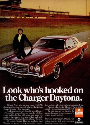 Dodge Charger Daytona. ('Popular Science' magazine, May, 1976)