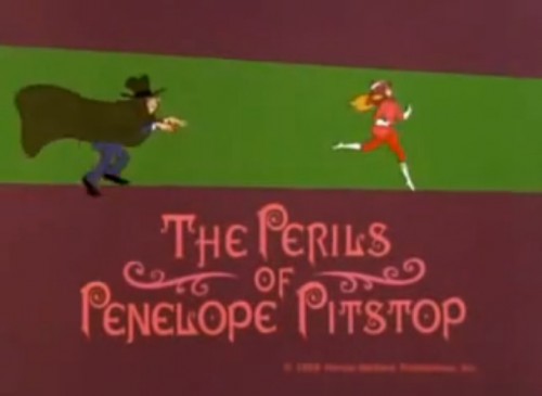'The Perils of Penelope Pitstop,' cartoon title, 1969