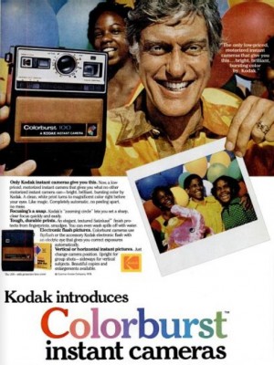 193.	Dick Van Dyke For Kodak Colorburst. ('Ebony' magazine, July, 1978)