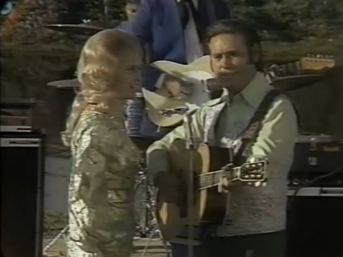 "From now on we're gonna sing a happy song..." (George Jones & Tammy Wynette, 1973)