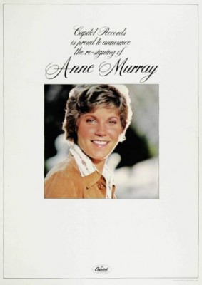 Anne Murray At Capital Records. ('Billboard' magazine, July 14, 1979)