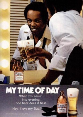 Lou Rawls for Budweiser. ('Jet' magazine, August 17, 1978)