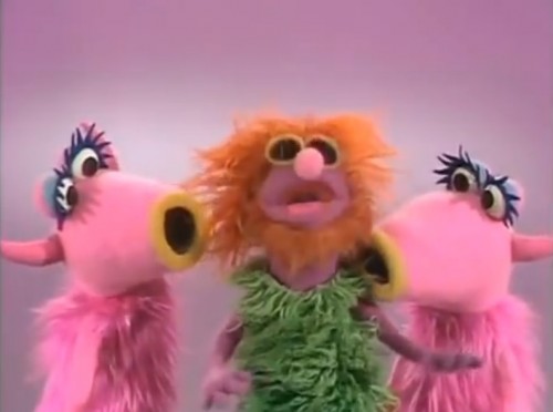 Play it backwards and they say the same thing, man. ('Mahna Mahna' song, 'The Muppet show,' 1976)