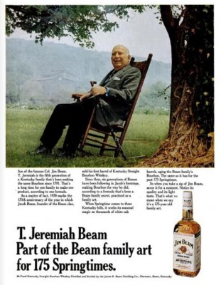 Jim Beam Bourbon ‘Family Art.' ('LIFE' magazine, June 19, 1970)