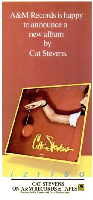 Cat Stevens ‘IZITSO.' ('New York' magazine, May 30, 1977)