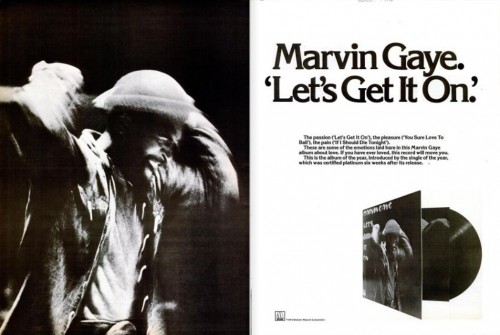 Marvin Gaye ‘Let’s Get It On.' ('Billboard' magazine, September 08, 1973)