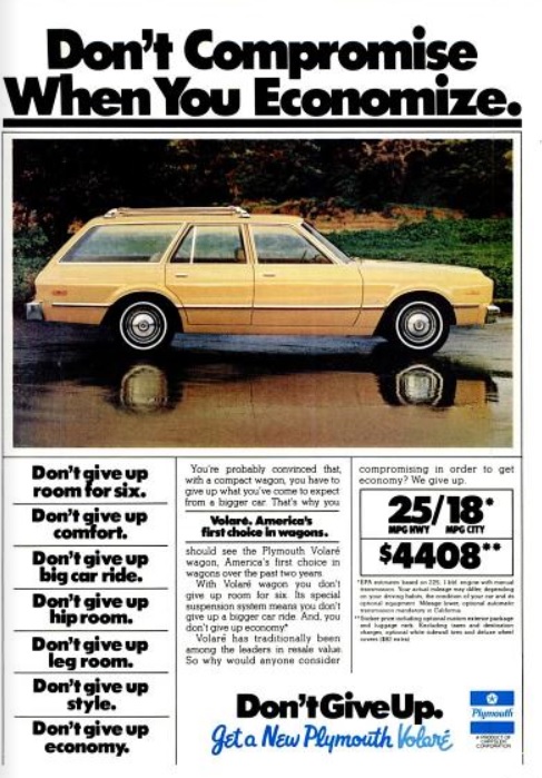 Plymouth Volaré Wagon. ('Popular Science' magazine, August, 1978)