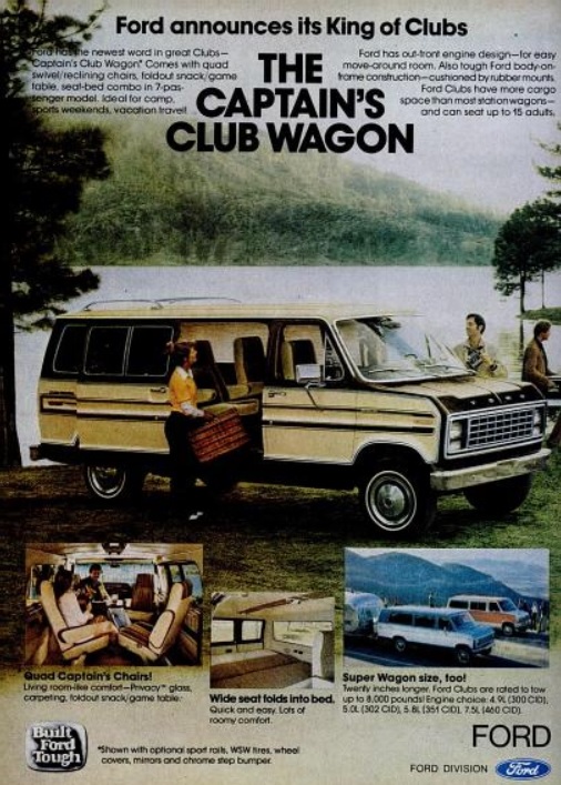 Ford - The Captain’s Club Wagon. ('Popular Mechanics' magazine, November, 1978)