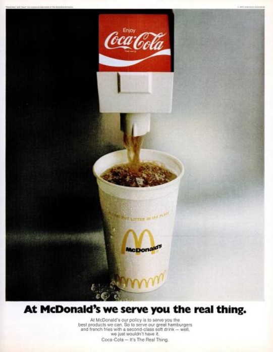 McDonald’s ‘The Real Thing.' ('LIFE' magazine, December 01, 1972)