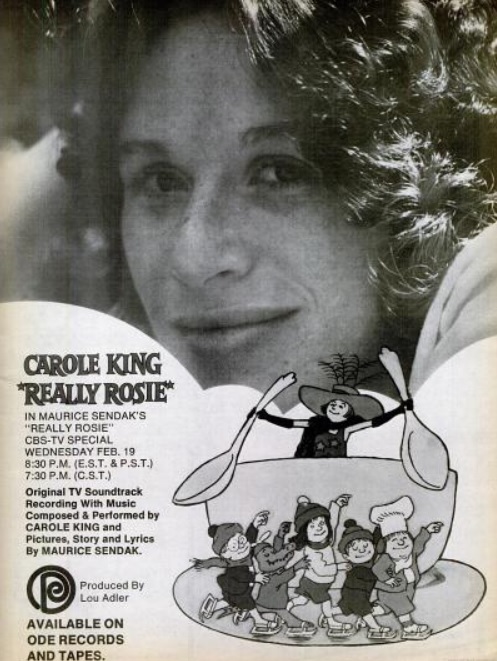 Carole King, ‘Really Rosie.' ('Billboard' magazine, February 22, 1975)