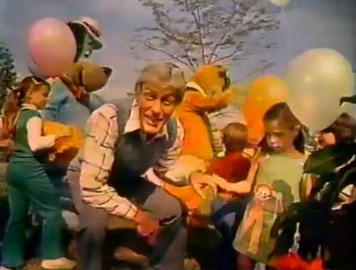 Dick Van Dyke and Hanna-Barbera pals for Kings Dominion, 1978