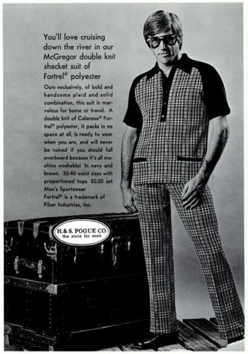 McGregor Polyester Shacket Suit. ('Cincinnati' magazine, January, 1972)