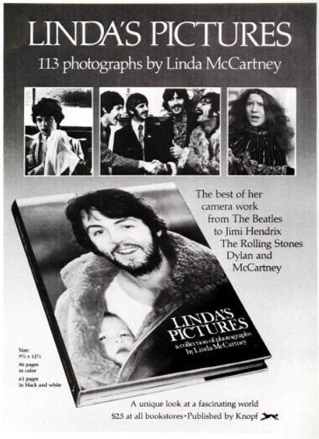 Linda McCartney - 'Linda's Pictures' ('Mother Jones' magazine, Feb./Mar., 1977)