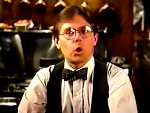 High-falutin' fancypants city bookeeper knows nothing about Hillshire Farm. (1979)