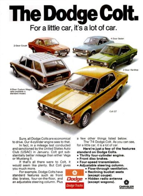 'The Dodge Colt' ('New York' magazine, June 03, 1974)