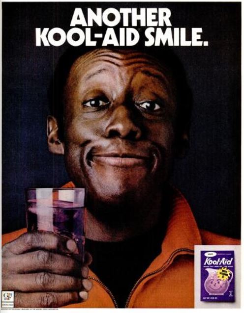 Godfrey Cambridge For Kool-Aid. ('Ebony' magazine, July, 1973)