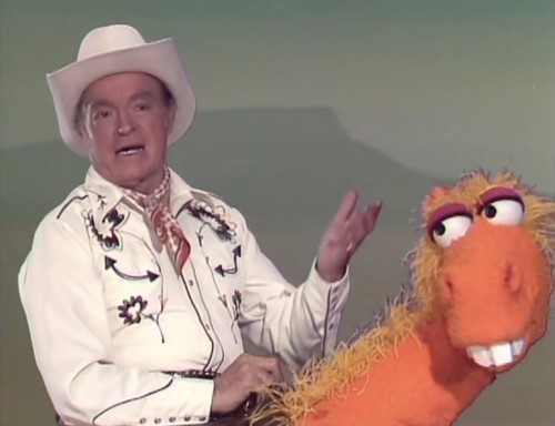 "Oh, give me land, lots of land..." (Bob Hope sings 'Don't Fence Me In' on 'The Muppet Show,' 1978)