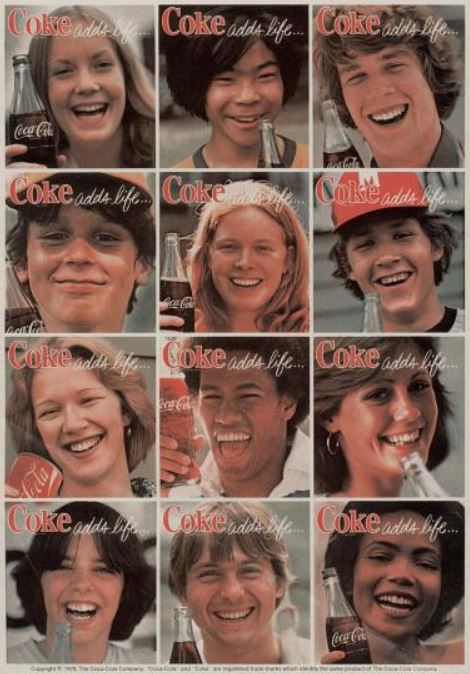 Coca-Cola 'Smilin' Faces' ('Boy's Life' magazine, August, 1978)