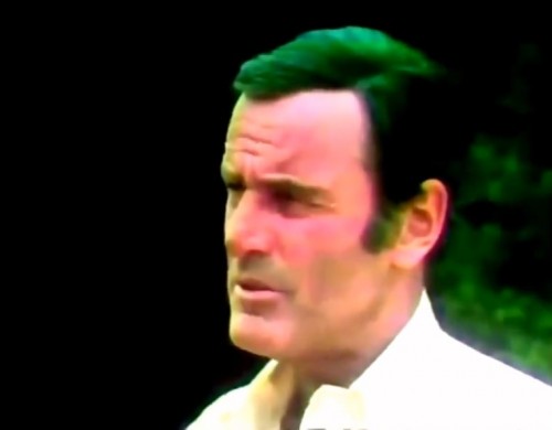 Richard Anderson as the majestic, Oscar Goldman in 'The Six Million Dollar Man.' (TV promo, 1978)