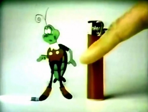 Lookit! A Cricket! (Cricket lighter mascot commercial, 1975)