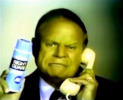 Don Rickles couldn't be happier about Right Guard. (1974)