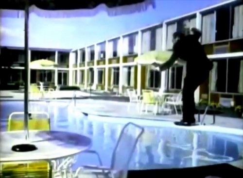 The hotel manager may be a bit overzealous. (Holiday Inn commercial, 1970)