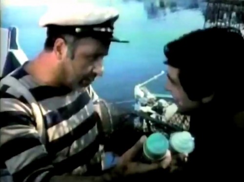 Before Mel opened his diner he was a ship's captain - and shaving specialist! (Vic Tayback, Edge commercial, 1970)