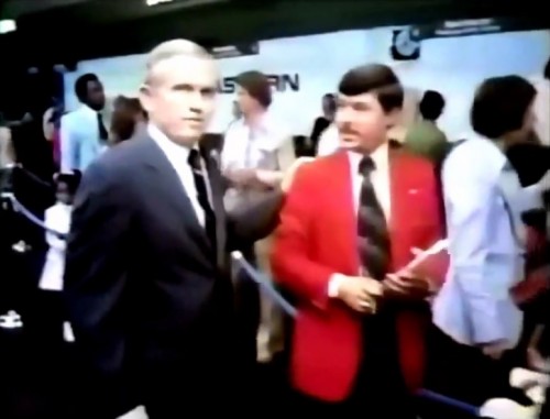 Frank Borman and 'Red Jacket Guy' (Eastern Airlines commercial, 1979)